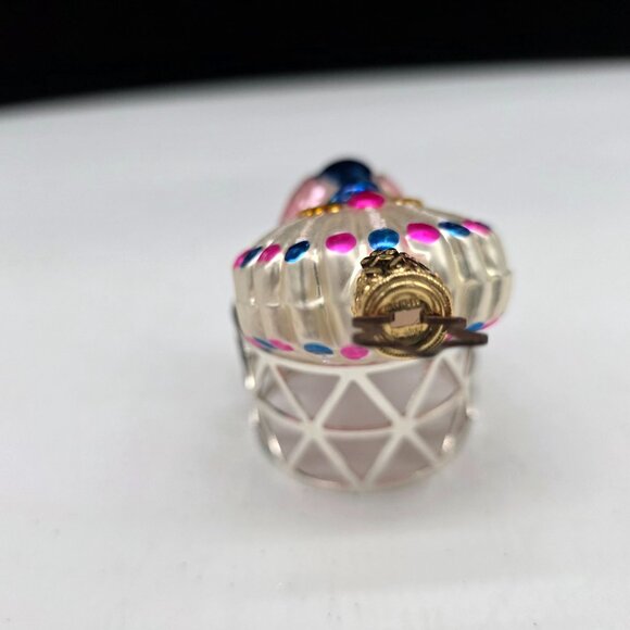 Inge Glas Peacock Glass Christmas Ornament Germany 2.5" - Picture 6 of 6